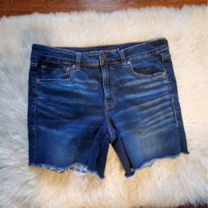 American Eagle shorts womens 14 midi super stretch jean denim